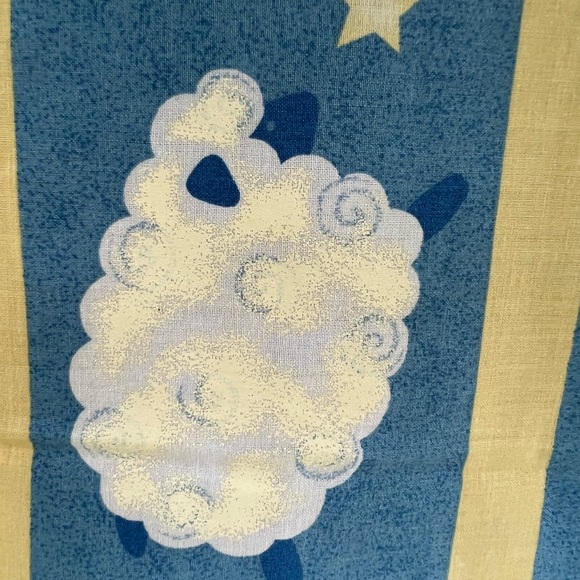 Precious Blue & Yellow Quilted Counting Sheep  Blanket - Picture 2 of 8